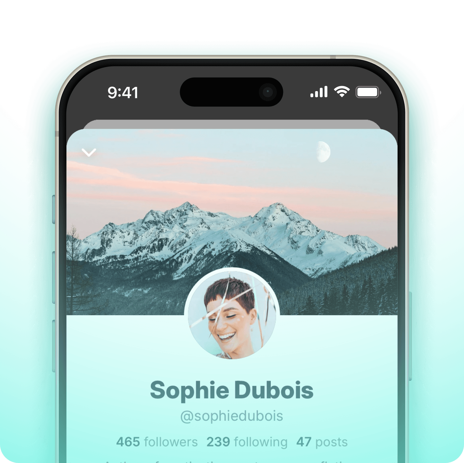 A bottom sheet stacked on top of another with a depth effect